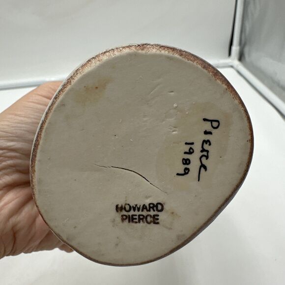 Lot 3 Howard Pierce Woman Basket Figurine 9" Porcelain Girl W Bird Sitting Angel - Picture 6 of 10